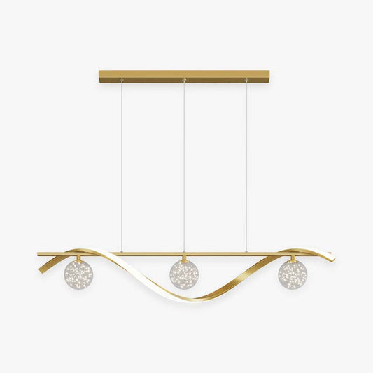 Arisha Graceful Arc met glazen bollen hanglamp