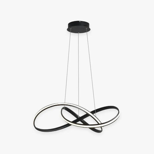 Arisha Pendelleuchte linear modern, /Metall, Schwarz/Weiß, Esszimmer