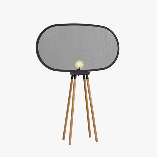 Lampada da terra minimalista dal design moderno Cooley, metallo e legno
