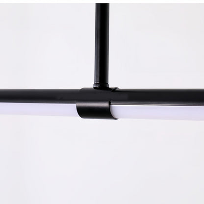 Suspension Arisha - Minimaliste Noire LED Moderne pour Salle à Manger et Bureau