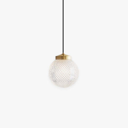 Arisha Modern Circle Glass Pendant Light for Bedroom & Hotel