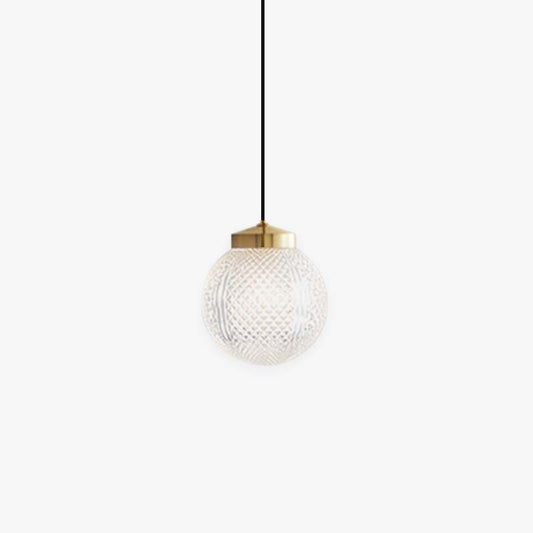 Arisha moderne cirkelvormige glazen hanglamp voor slaapkamer en hotel
