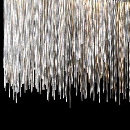 Arisha Wall Lamp Decorative/Modern, Tassel Chain, Silver, Living Room