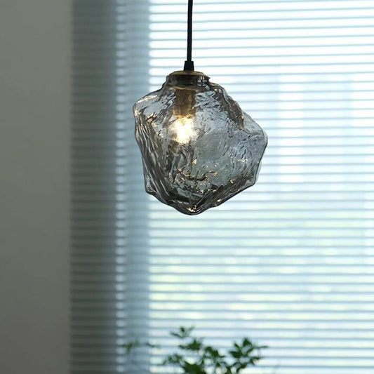 Lava Glass Pendant Light, 4 Colour