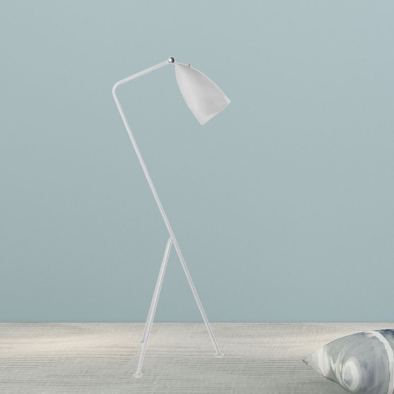 Morandi Moderne Metallbecher-Stehlampe in Schwarz, mehrfarbig