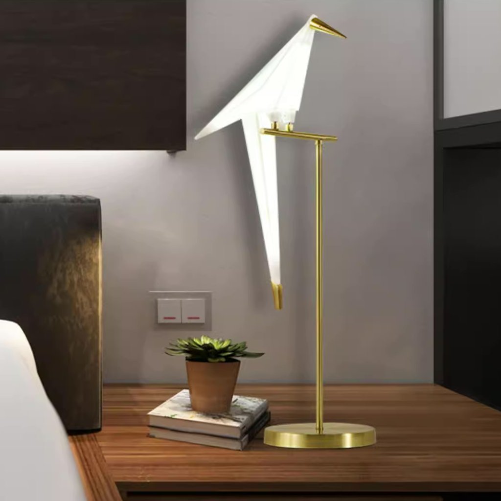 Clifford Nordic Bird Tisch-/Stehlampe, Gold, 1/2/3 Licht