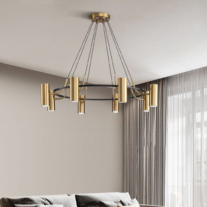 Arisha Modern Spotlight Metal Pendant Light, Gold