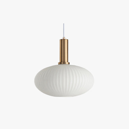 Valentina Morden Bubble Glass Pendant Light, White, Bedroom