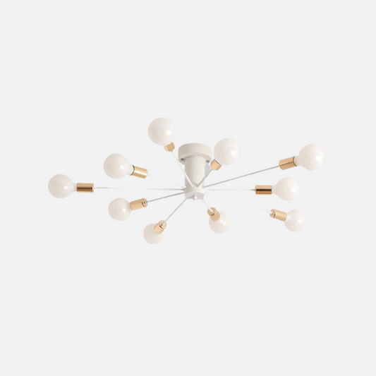 Silva Modern Simple Flush Mount Ceiling Light, 6/8/10 Heads