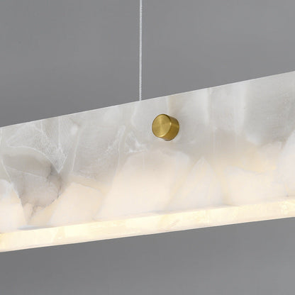 Arisha Modern LED Pendant Light White Marble Dining Room/Bar