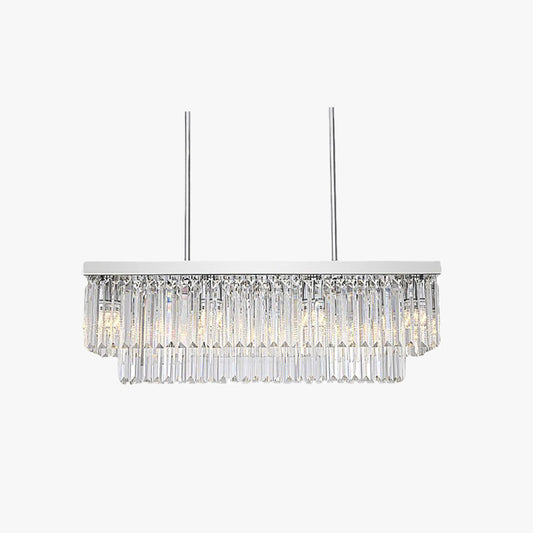 Kristy moderne art-deco LED-hanglamp, kristal/metaal