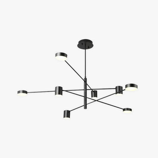 Arisha Pendant Light Branch Industrial Black/Gold, Bedroom