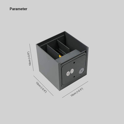 Nexu Modern Adjustable Square Outdoor Wall Lamp LED