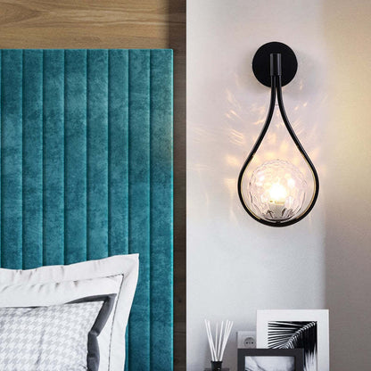 Valentina druppelvormige wandlamp, 2 stijlen