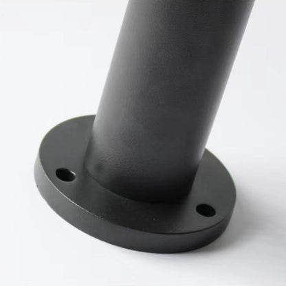 Lampe de chemin d'extérieur cylindrique en métal Ray, noir