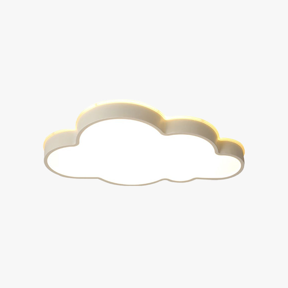 Moderne Deckenleuchte „Arisha Cloud“, weiß, Metall