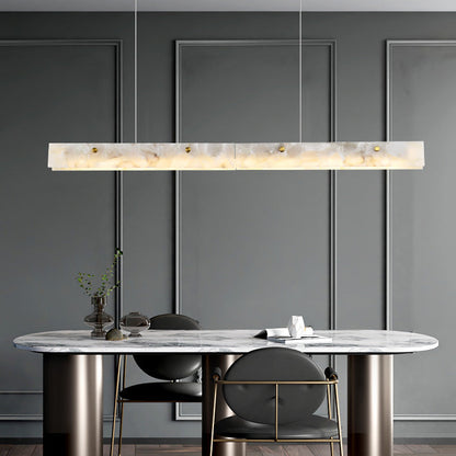 Arisha Modern LED Pendant Light White Marble Dining Room/Bar