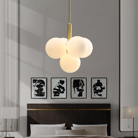 Valentina Nordic LED Kronleuchter Metall Glas Wohnzimmer/Schlafzimmer