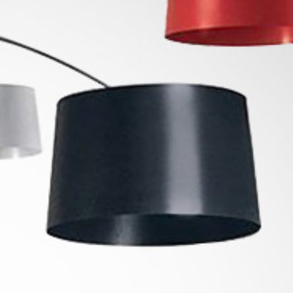 Eryn Floor Lamp Cool Modern, Metal Arc, Black/White/Red/Blue, Bedroom