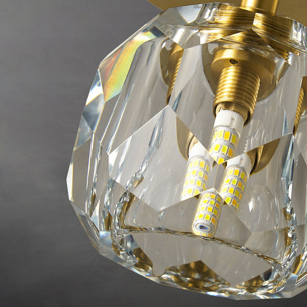 Kristy Luxus Diamond Metall/Unterputz-Deckenleuchte, Gold