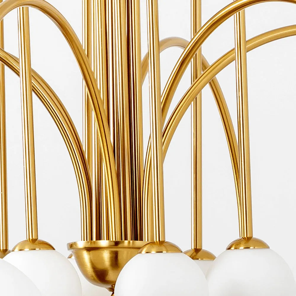Monica Pendant Light Double Layer Glass Bubble