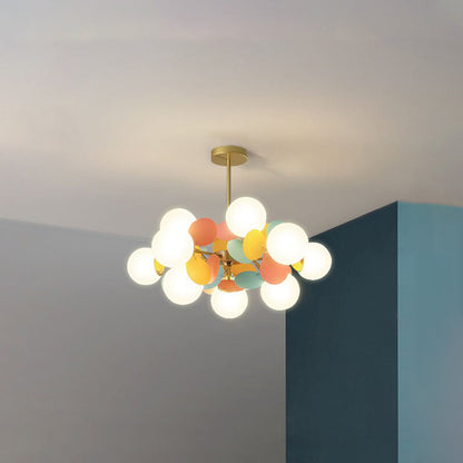 Nexen Multicolored Flower Branch Chandelier Living Room