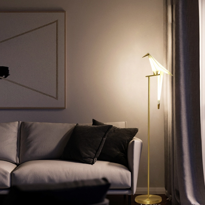 Clifford Nordic Bird Tisch-/Stehlampe, Gold, 1/2/3 Licht