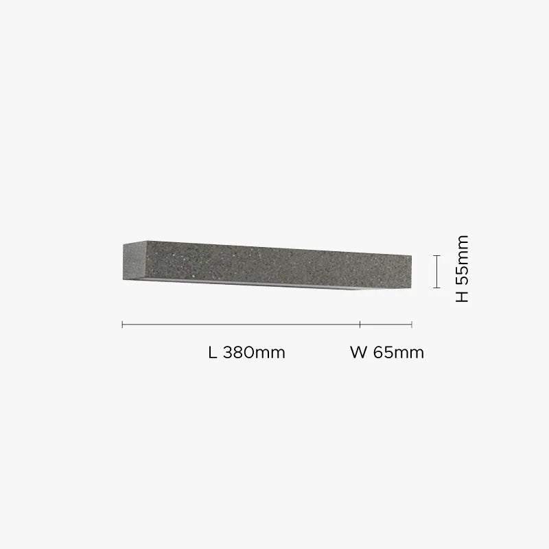 Fyra LED Outdoor Wall Lamp, Black & White