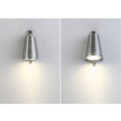 Applique murale d'intérieur en métal en forme de cloche Ray, noir/gris/cuivré/aluminium