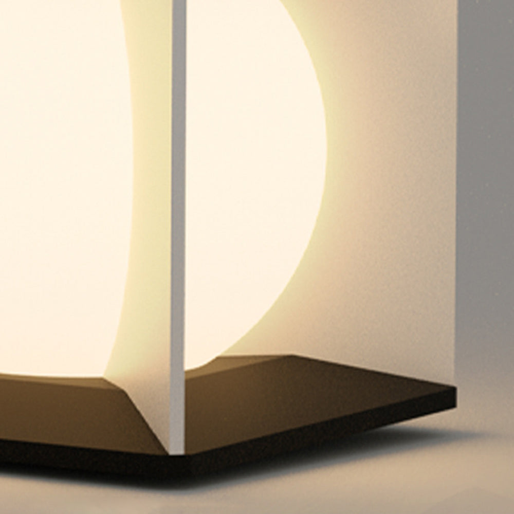 Ray Modern Moon  Outdoor Pier-Mount Pillar Light