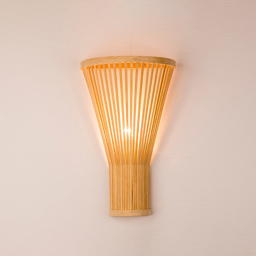 Muto Led Wall Mounted Bedside Lamp, Rattan/, Bedroom