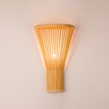 Muto Led Wall Mounted Bedside Lamp, Rattan/, Bedroom