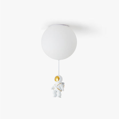 Aria Astronaut Balloon Flush Mount Ceiling Light, L 20/25/30/35cm