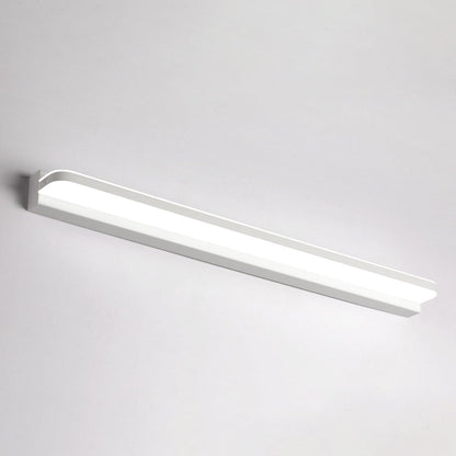Arisha Wall Lamp Rectangular Modern, Mirror, Black/White/Chrome/Gold, Bathroom