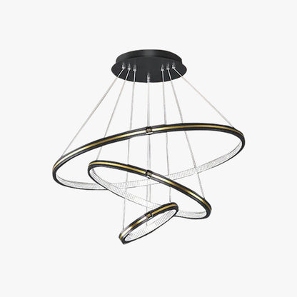 Arisha LED anneaux suspension réglable pour salon et salle à manger
