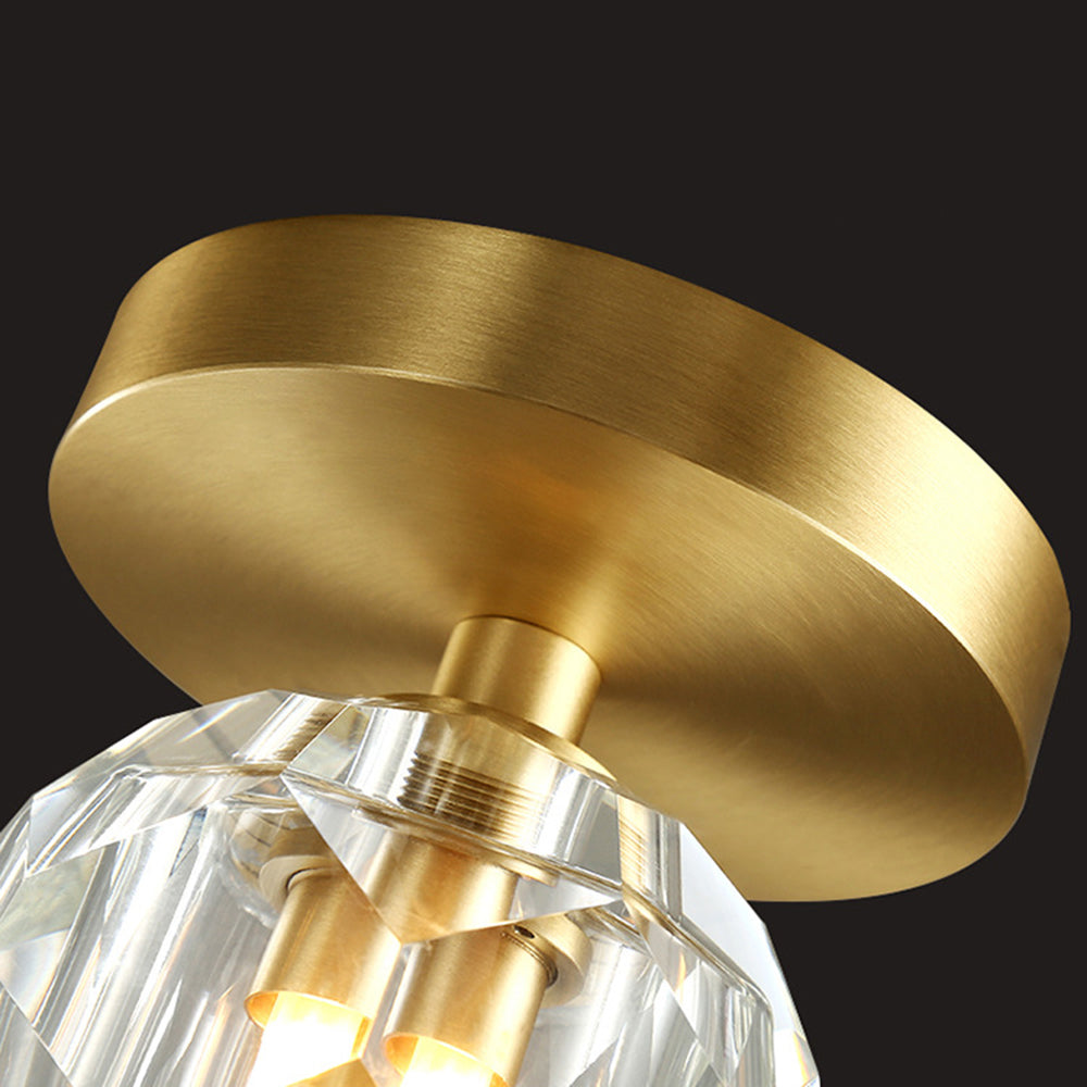 Kristy Luxus Diamond Metall/Unterputz-Deckenleuchte, Gold