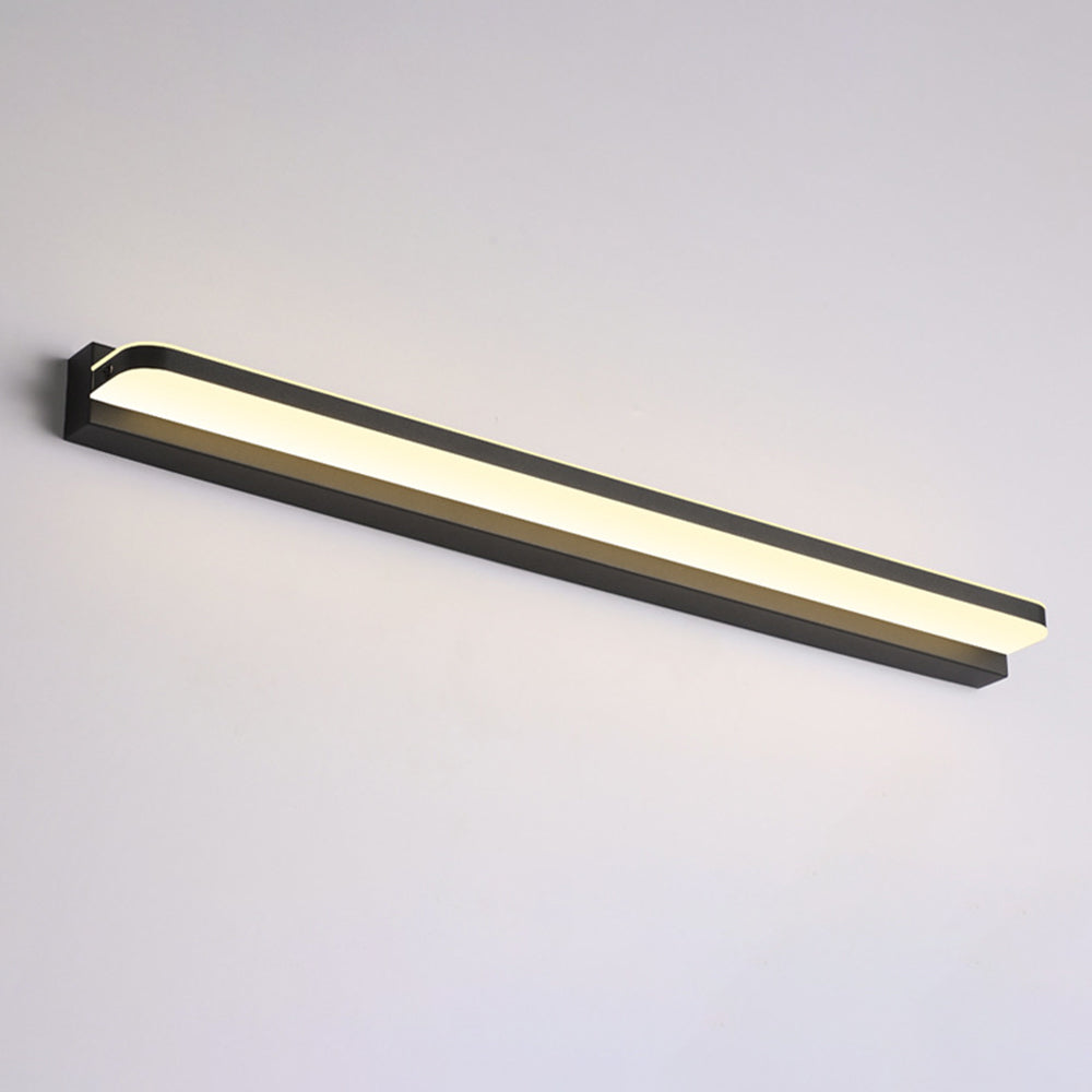 Arisha Wall Lamp Rectangular Modern, Mirror, Black/White/Chrome/Gold, Bathroom
