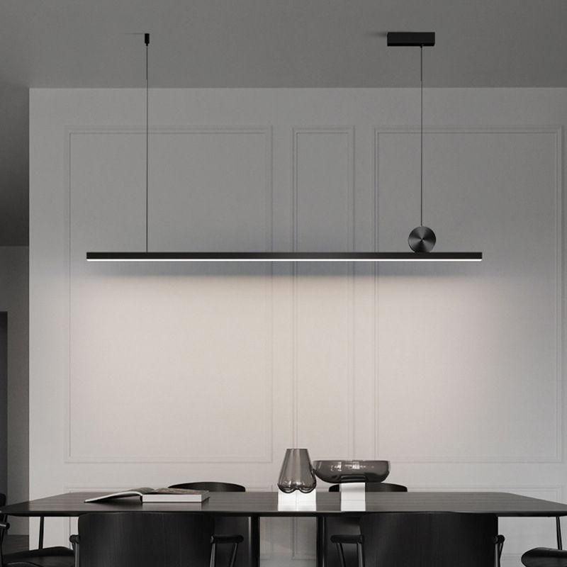 Moderne lineare asymmetrische Pendelleuchte Arisha
