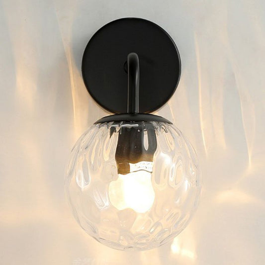 Valentina Vintage Klare Bubble Kommoden-Wandlampe