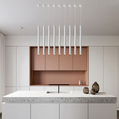 Arisha Linear Minimalist Cylinder Pendant Light
