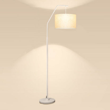 Eryn Cylinder Shape Floor Lamp, Over Arching Floor Lamp, Unique