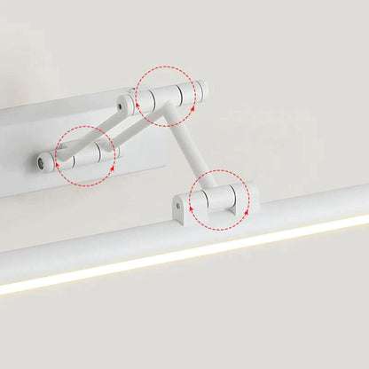 Volo Modern Linear Mirror Front Vanity Metal LED Wall Lamp