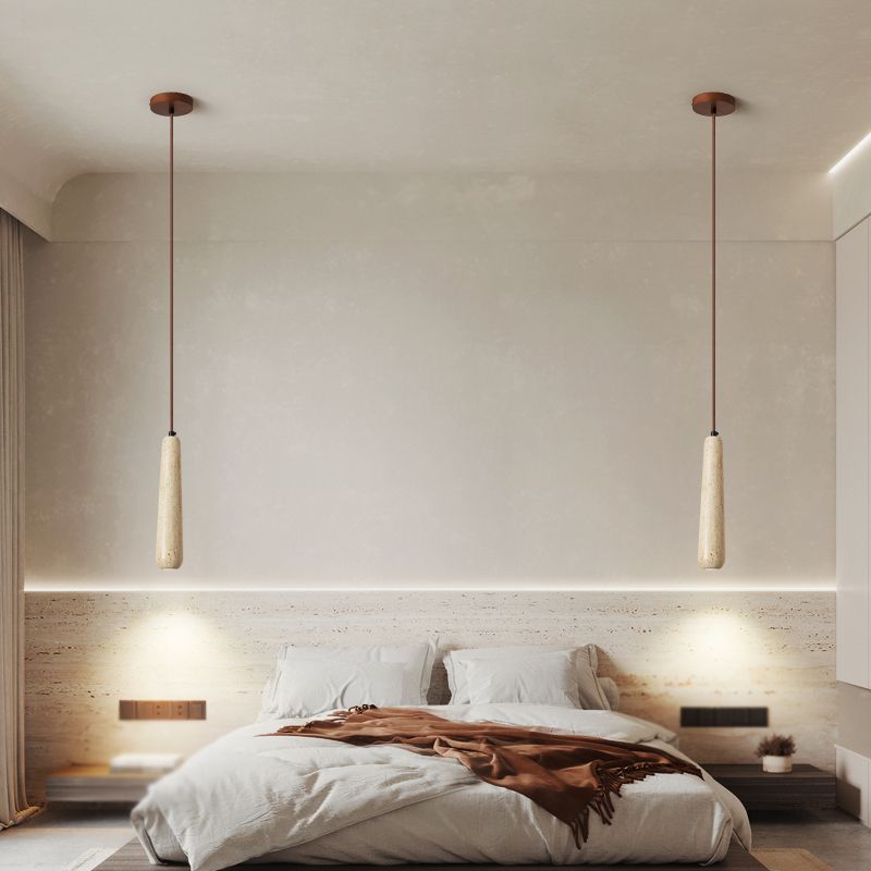 Suspension minimaliste en bois Muto, couleur bois naturel