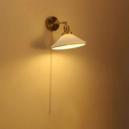 Arisha wrinkles Nordic Modern Dresser Wall Lamp