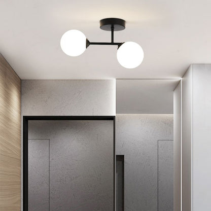 Valentina semi-inbouwplafondlamp, 2 kleuren