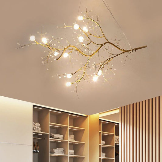 Olivia Romantic Art Deco Branch Pendant Light