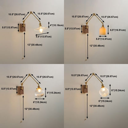Muto Wall Lamp Modern, Folding Adjustable Metal, Study Room