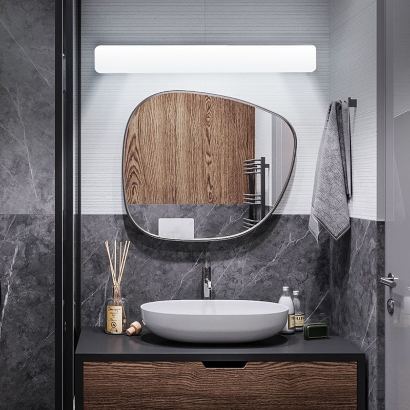 Arisha Modern Rectangular Modern Wall Lamp, White