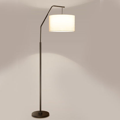 Eryn Cylinder Shape Floor Lamp, Over Arching Floor Lamp, Unique