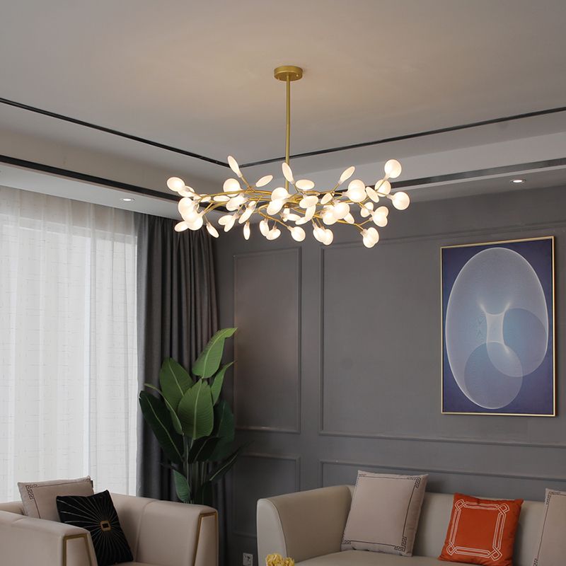 Olivia Unique Branch Firefly Sputnik Art Deco Chandelier